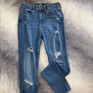 Hollister Distressed ripped jeans